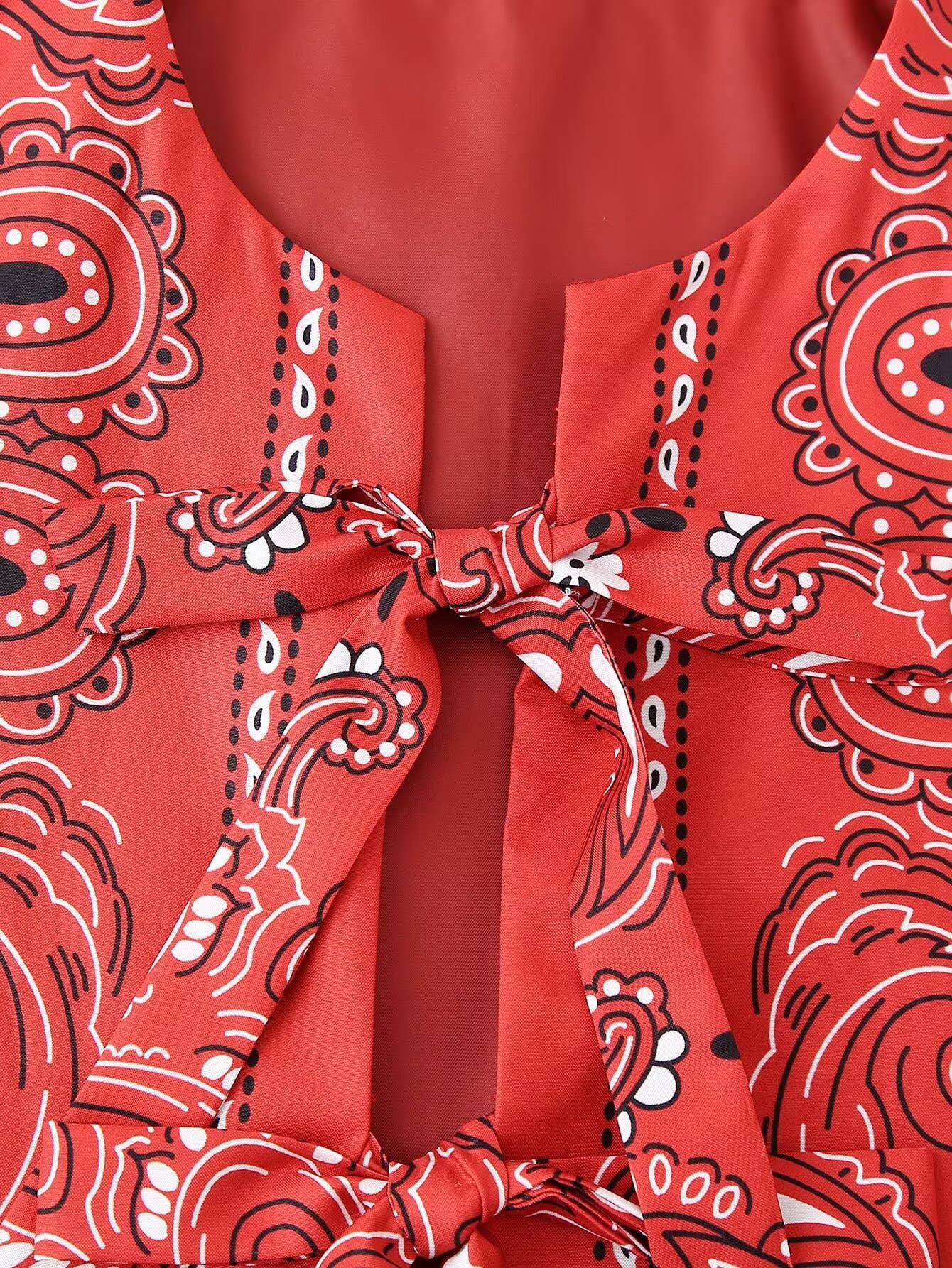Red Bandana Vest