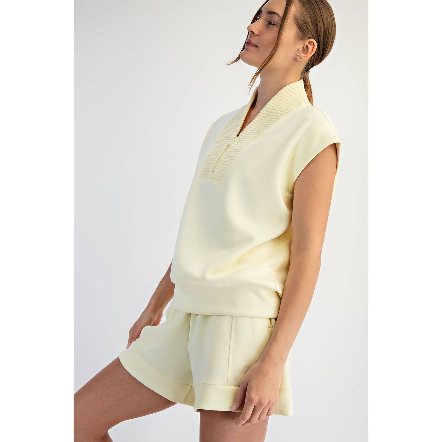 Scuba Cap Sleeve Top