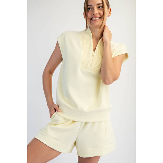 Scuba Cap Sleeve Top