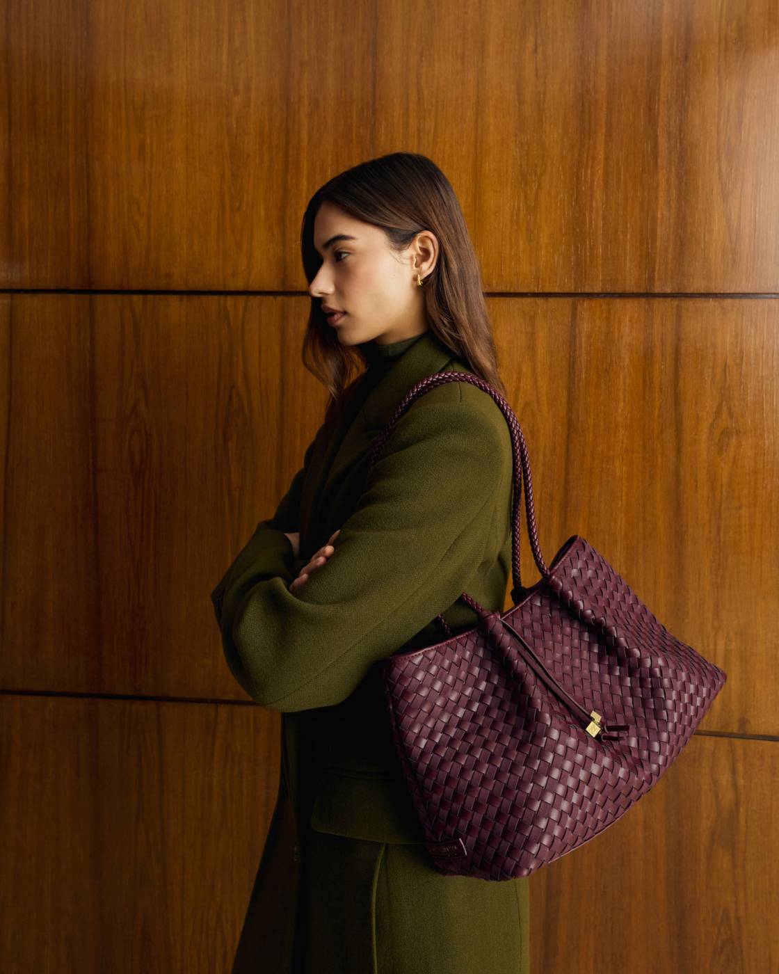 Nova Small Shoulder Tote - Cherry Mixed