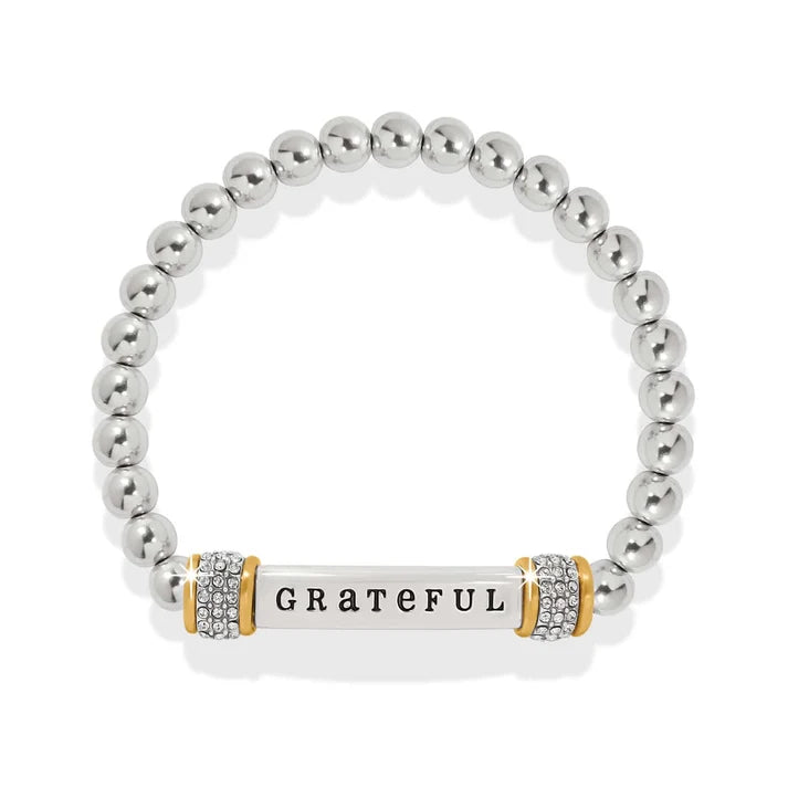 Meridian Petite Stretch Bracelet - Grateful