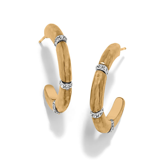 Meridian Geo Open Hoop Earrings