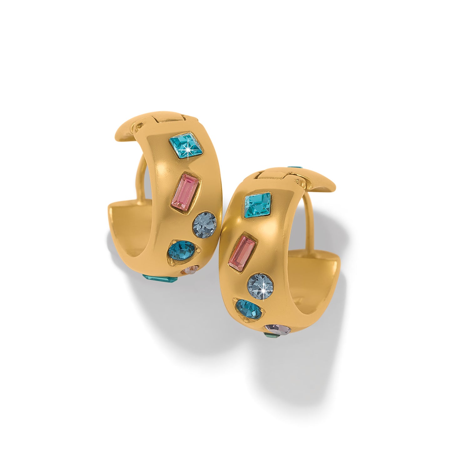 Love Messages B Radiant Bright Hoop Earrings