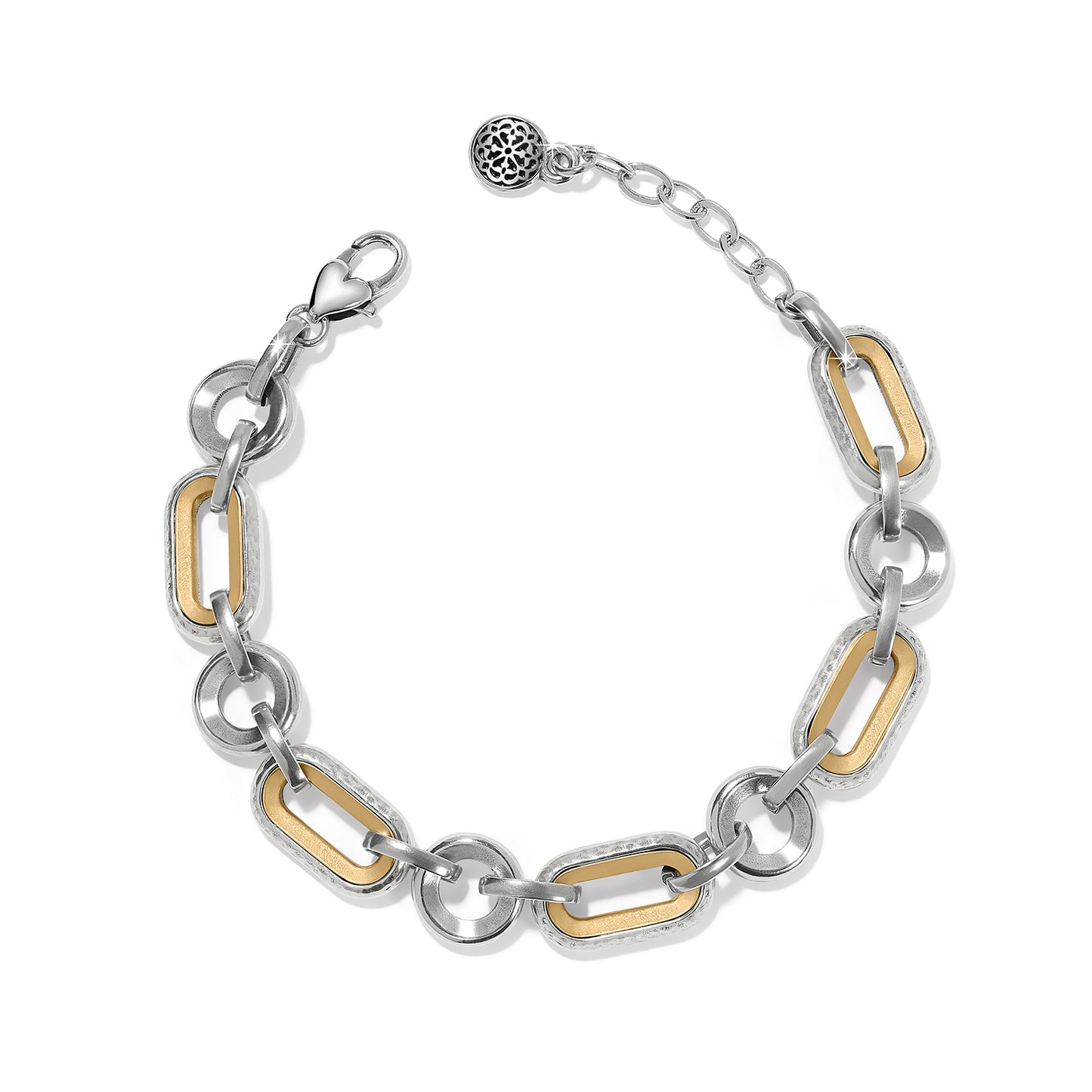 Medici Two Tone Link Bracelet