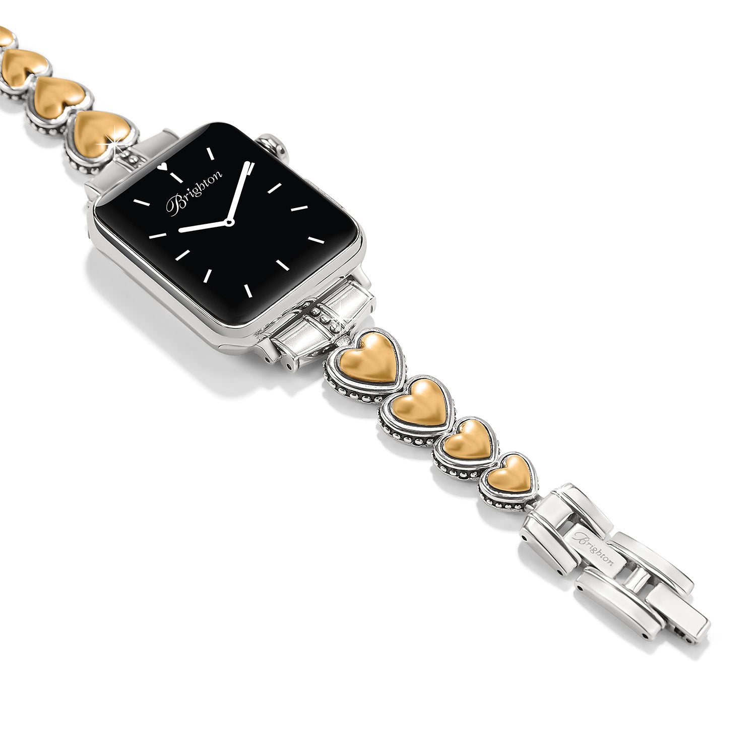 Pretty Tough Two Tone Heart Watch Band