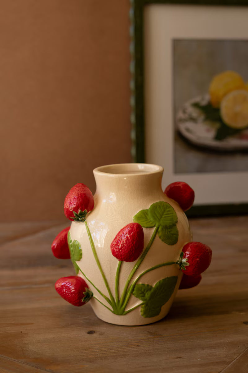 Strawberry Sweet Vase