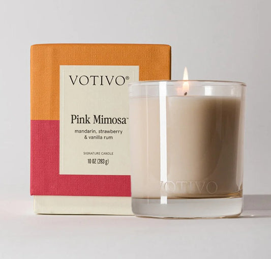 Votivo- Pink Mimosa Candle 10oz