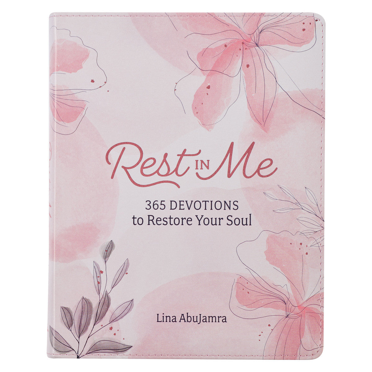 Rest in Me Pink Faux Leather Devotional