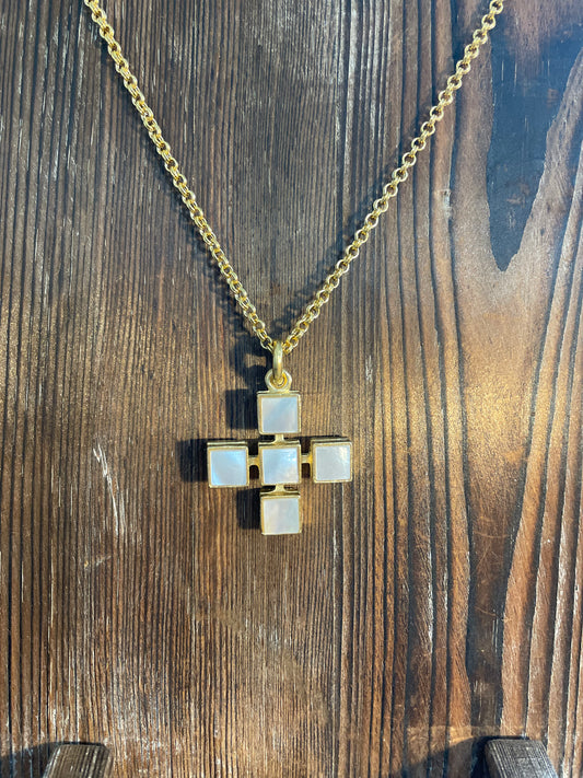 Mother of Pearl Cross