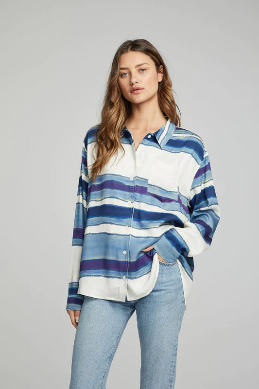 Pacific Stripe Chaser Blouse