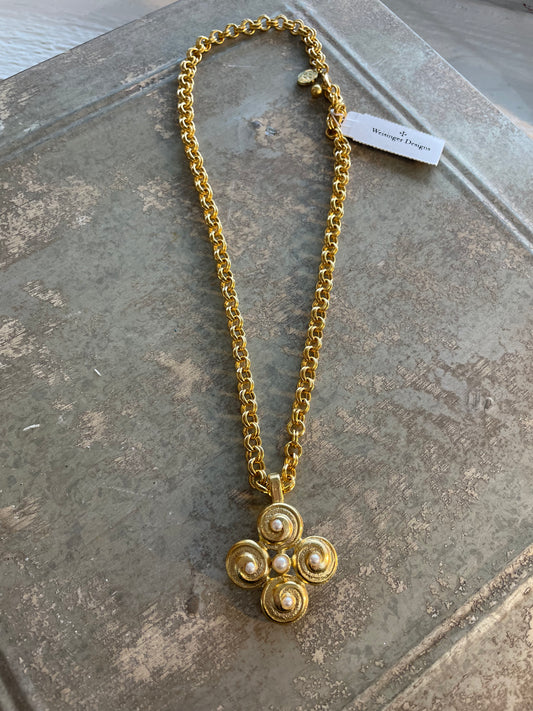 Ezekiel Cross Necklace