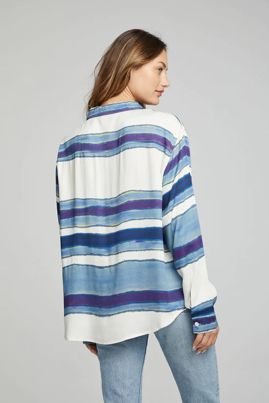 Pacific Stripe Chaser Blouse